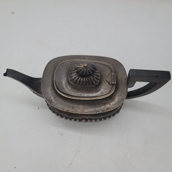 Vintage Gorgeous Sheffield Silver Plate Coffee Pot Teapot EPNS  England Art Deco - Picture 10 of 11